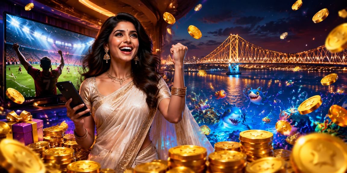 Kolkata fishing game festival scene showing lively betting atmosphere